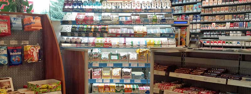LED lighting retail and POS LED POS Lighting at gas station